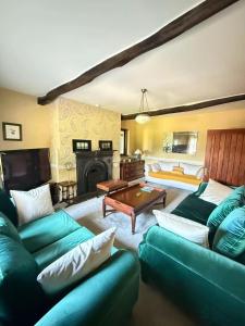 Χώρος καθιστικού στο Grange Cottage