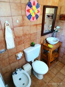 Et badeværelse på La escondida