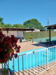 Swimmingpoolen hos eller tæt på Descanso perfeito em São Gabriel