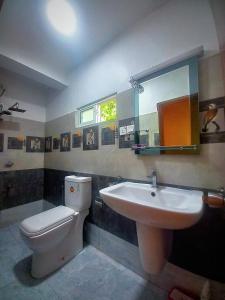 Koupelna v ubytování Kandiana 6A