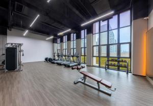 Γυμναστήριο ή/και όργανα γυμναστικής στο Wanda Moments Neo, Nanchang West Railway