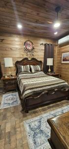 Et opholdsområde på Raka Ranch Barndominium