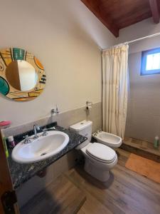 Et badeværelse på Casa Tafí del Valle