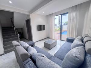 Χώρος καθιστικού στο Unique Villa