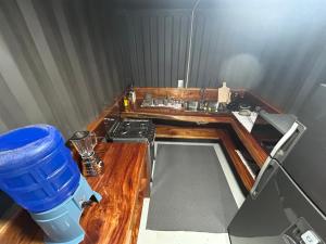 Η κουζίνα ή μικρή κουζίνα στο Cabaña Arjo