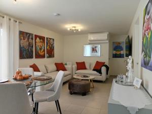 Χώρος καθιστικού στο Apartamento San Andrés