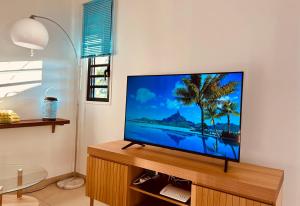 Et tv og/eller underholdning på Nanua Lodge 2 blue