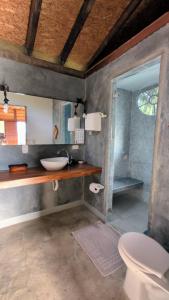 Koupelna v ubytování Jardín Utopía