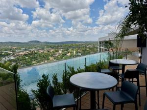 Naturlandskabet i nærheden af lejlighedshotellet