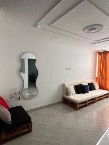 Χώρος καθιστικού στο ApartahotelVacacionalSangil