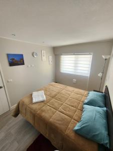 Ένα ή περισσότερα κρεβάτια σε δωμάτιο στο Departamento 2D y 2B New Cycle +9 φωτογραφίες