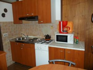 Kuchyň nebo kuchyňský kout v ubytování Marija Rooms & Apartments + 17 fotografií