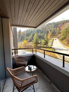 En balkon eller terrasse på Thermal Bliss Apartment