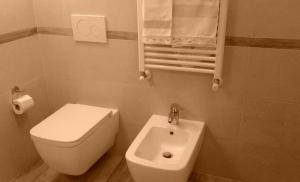 Koupelna v ubytování Milano B&B