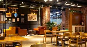 Posezení v ubytování James Joyce Coffetel· Wuhan Wangjiawan Taojialing Metro Station