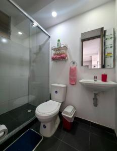 Koupelna v ubytování AH/ Relax con vista natural, Peñalisa Ricaurte