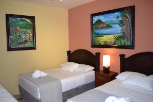 Et værelse på Hotel Guardabarranco