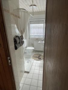 Ένα μπάνιο στο Schicke Ferienwohnung Philippsburg