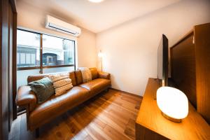 Posezení v ubytování Private House KANADE