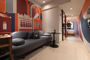 Posezení v ubytování lyf Georgetown Penang