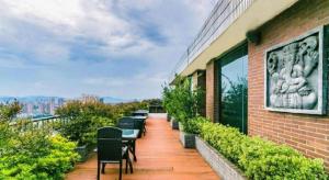 Μπαλκόνι ή βεράντα στο SSAW Boutique Hotel Shaoxing Ancient Town