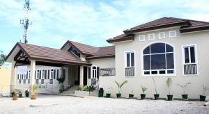 El edificio en el que está el hotel