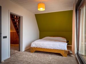 En eller flere senge i et værelse på Casa Aproape de Stele din Beliș, Apuseni