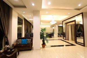 Khu vực ghế ngồi tại Islands Hotel