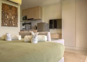 Kuchyň nebo kuchyňský kout v ubytování The Terraza Condotel