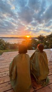 Peisaj natural din apropierea acestei pensiuni
