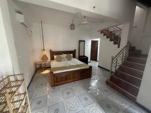 Una cama o camas en una habitación de Villa Soulinn