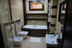 Kúpeľňa v ubytovaní Hotel Staropolska