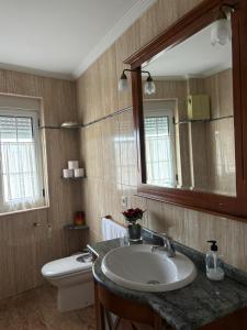 Koupelna v ubytování La Huertina de Mateo