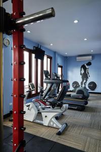 Fitness centrum a/nebo fitness zařízení v ubytování Le Charme Vientiane Hotel