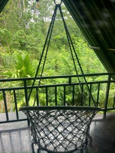 Μπαλκόνι ή βεράντα στο The black hut villa