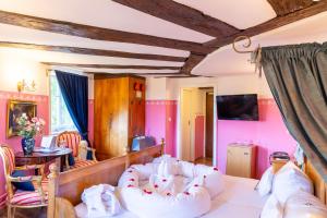 Μια τηλεόραση ή/και κέντρο ψυχαγωγίας στο Hotel Burg Trendelburg