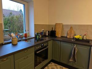 Kuchyň nebo kuchyňský kout v ubytování Maison de Chasse Karlsbrunn