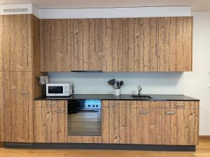 Nhà bếp/bếp nhỏ tại Gemmi Hotel & Spa