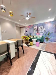 Χώρος καθιστικού στο Quy Nhon FLC seatower cosy apartment