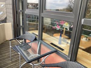 Balkón nebo terasa v ubytování Meerblick zur Nordsee 250 Meter z. Strand