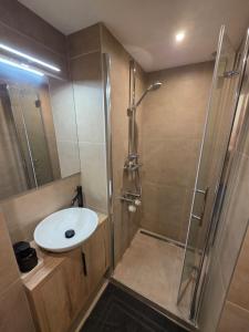 Koupelna v ubytování TeMax Lux Hahnenklee