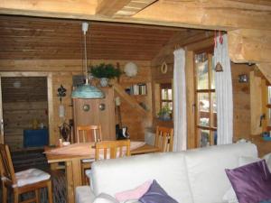 Posezení v ubytování Mein Hüttchen