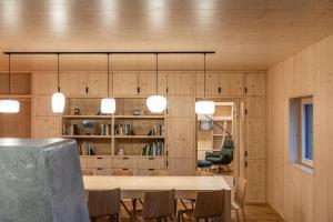 Kuchyň nebo kuchyňský kout v ubytování Chata Na Vyhlídce