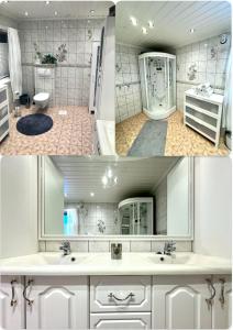 Ένα μπάνιο στο Just Like Home Bed & Spa - free private parking