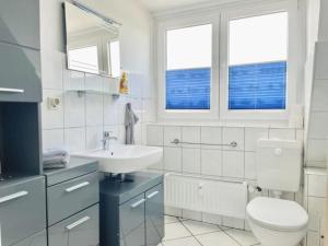 Koupelna v ubytování Wolke 7 von OstseeAhoi