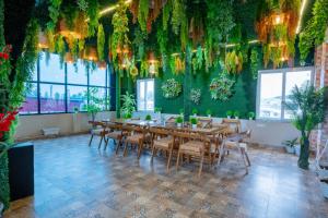 Restaurace v ubytování Hotel Relax Inn Ganga Rishikesh