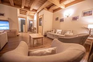 Posezení v ubytování Chalet Larice