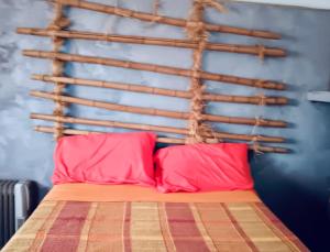 Кровать или кровати в номере Bilocale vista Etna con parcheggio