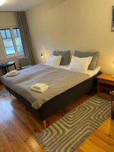 Postel nebo postele na pokoji v ubytování Park Hotel Brūzis + 18 fotografií