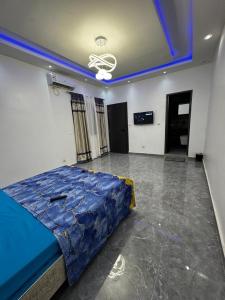 Postel nebo postele na pokoji v ubytování Goats1